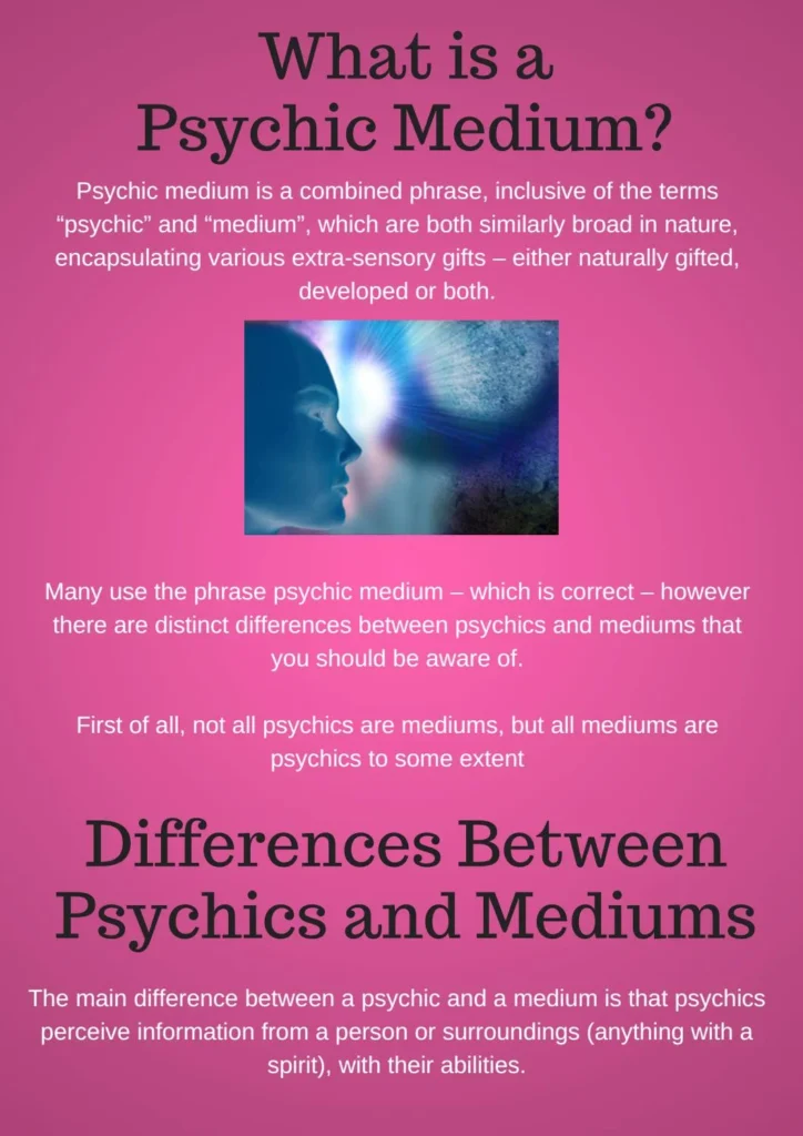 What Is The Difference Between A Psychic And A Medium?