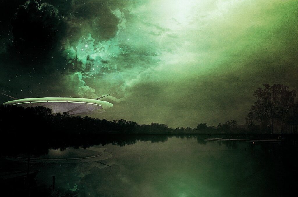 UFO Sightings in the Night Sky