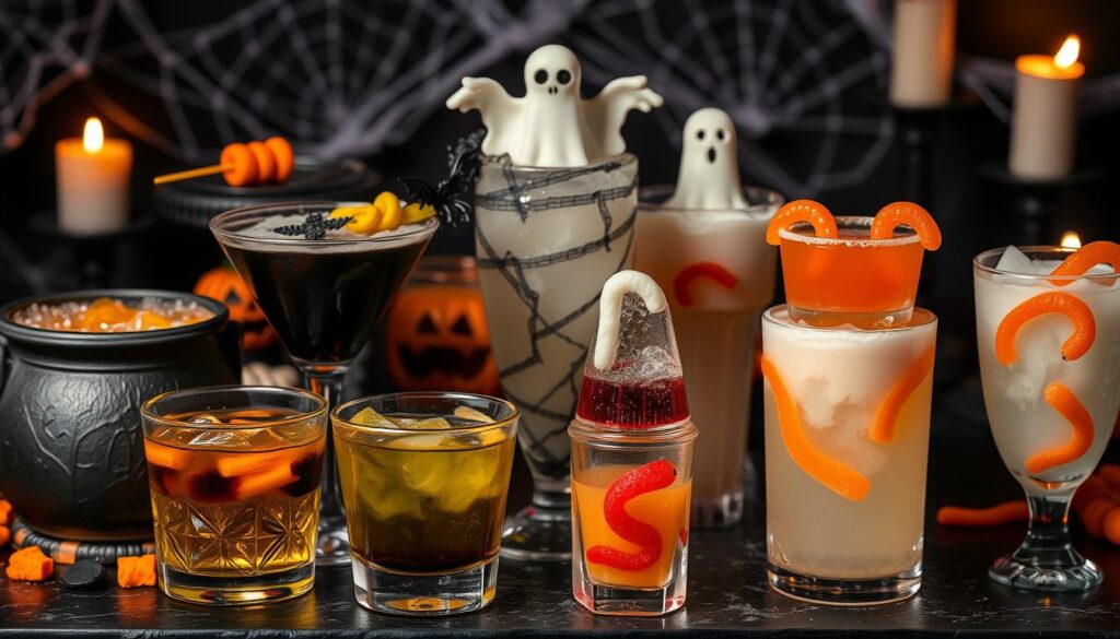 Halloween themed drinks